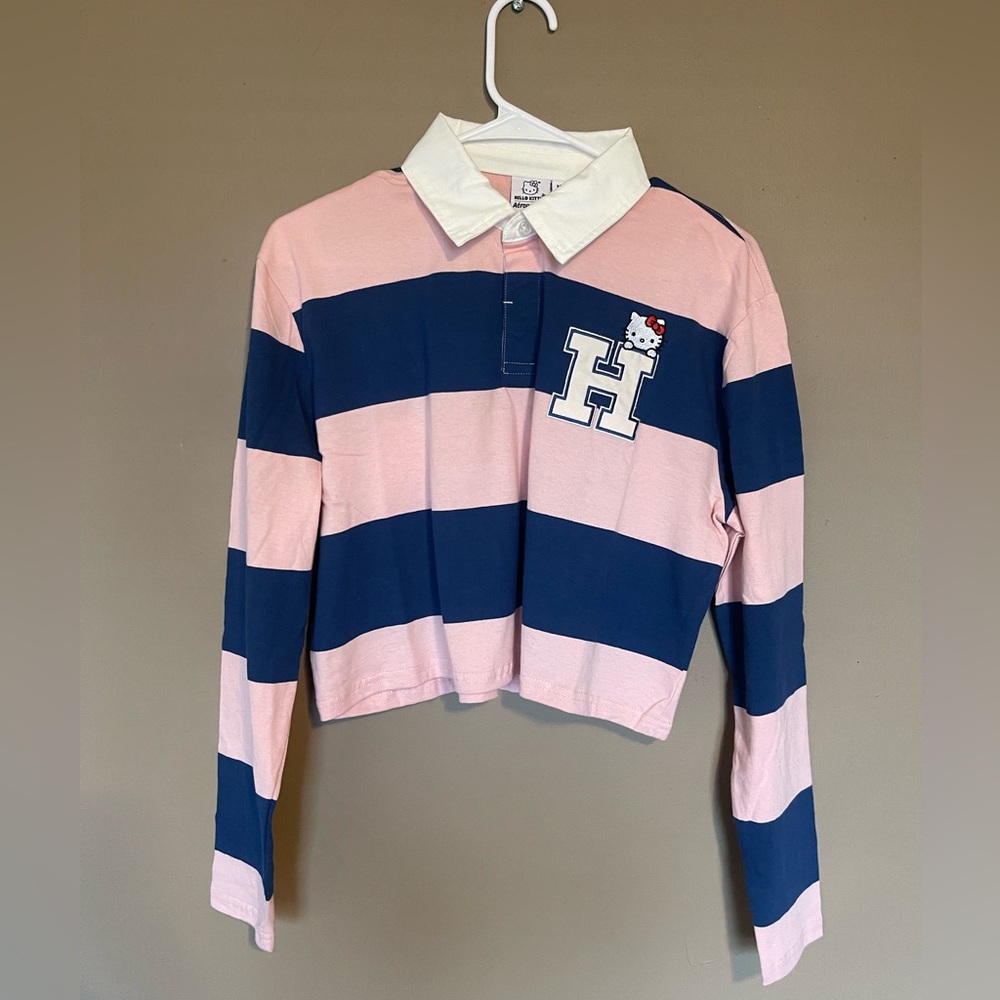 Collared Hello Kitty Shirt